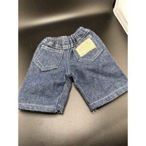 Vtg Cabbage Patch Kids Doll Clothes 1983 Denim Blue Jeans Pants Coleco-1